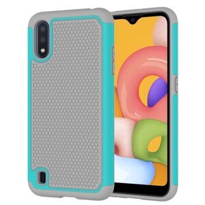 Phone Case 5.7 inch Rugged Shock Absorption for Galaxy A01